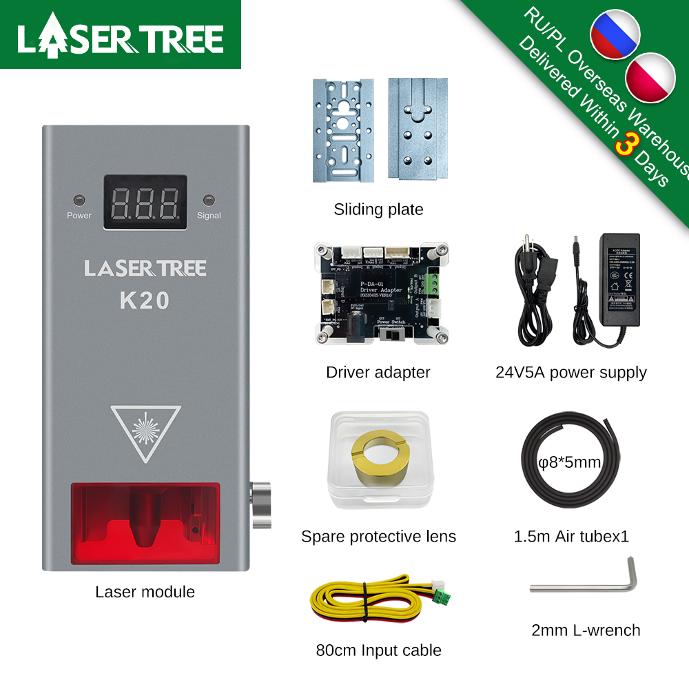 Laser Engraver 20W Diode - LASER TREE 20W 10W 5W Optical