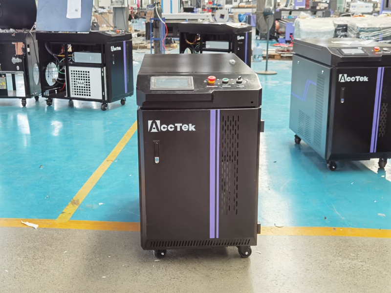 Fiber Laser Cleaning Machine 1000W - AccTek 100W 200W 300W 500W 1000w