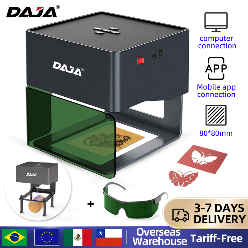 Fiber Laser Marking Machine 20W - DAJA DJ6 Mini Portable Laser Engraver