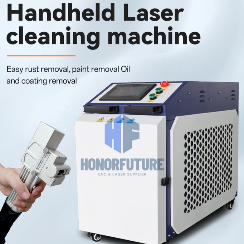 Portable 1000W/2000W/3000W Han - огляд і ціна Fiber Laser Cleaning Machine 1000W