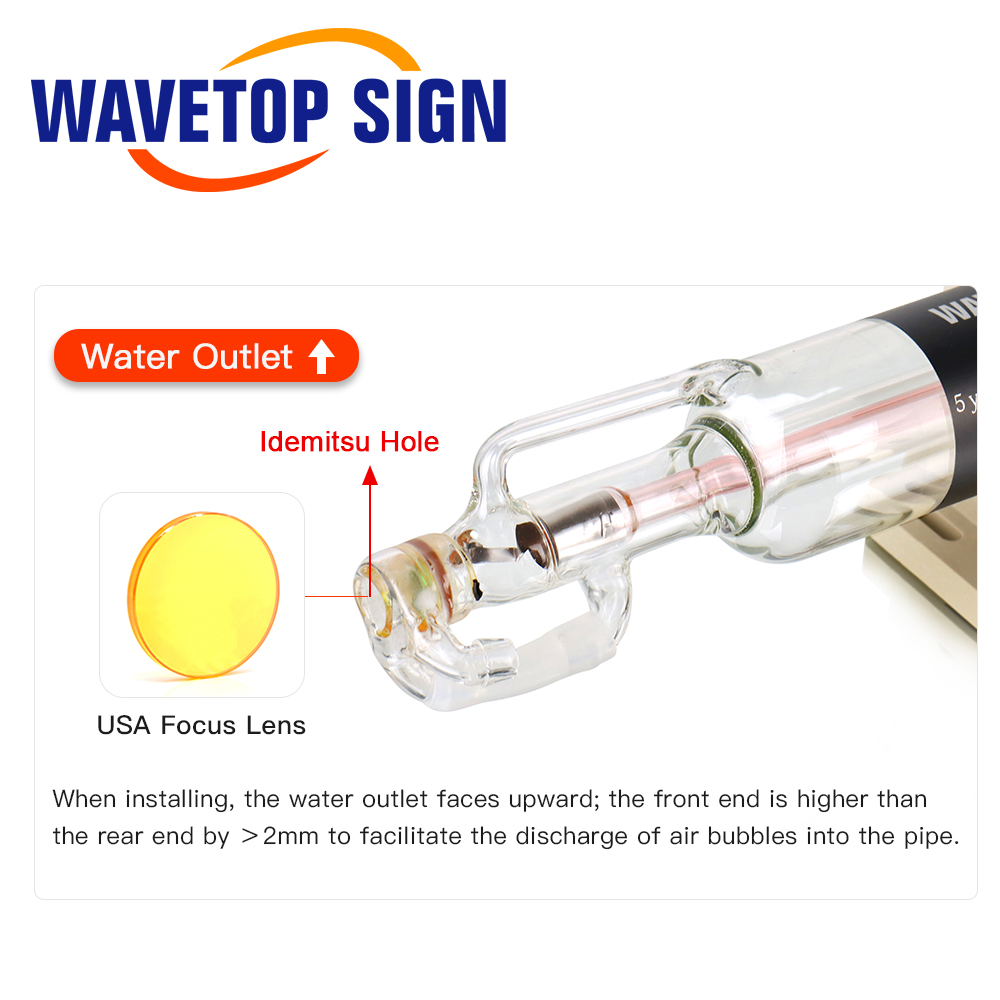 WaveTopSign Co2 Glass Laser Tu - огляд і ціна Laser Engraver 40W Co2