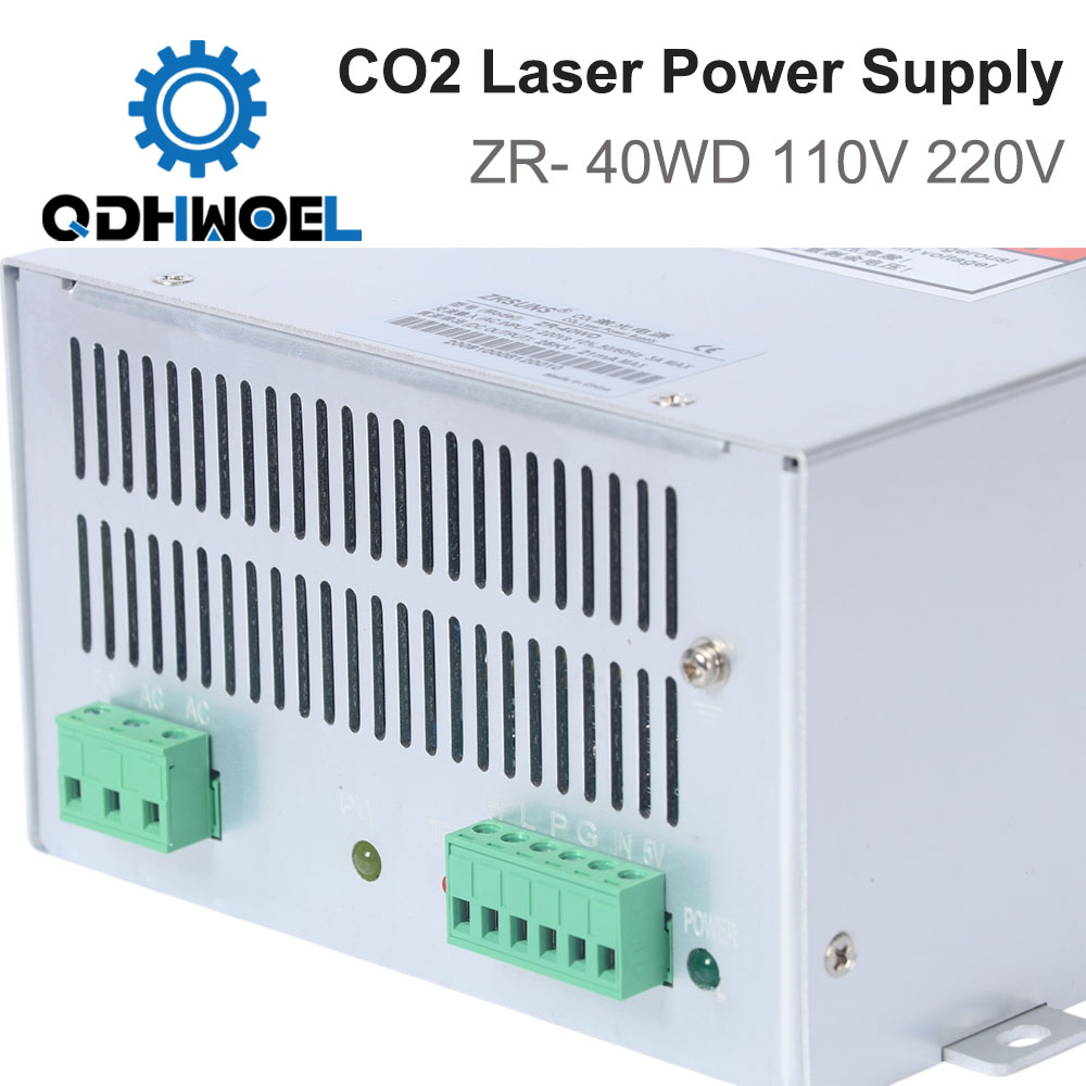 40W High Voltage Laser PSU ZR- - огляд і ціна Laser Engraver 40W Co2