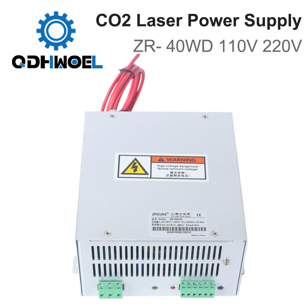 40W High Voltage Laser PSU ZR- - огляд і ціна Laser Engraver 40W Co2