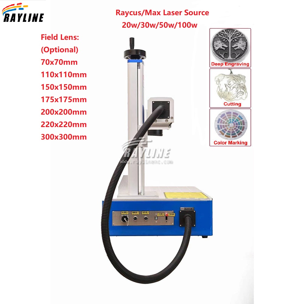 30W 50W 100W Portable 3D Fiber - огляд і ціна Fiber Laser Marking 30W Jewelry