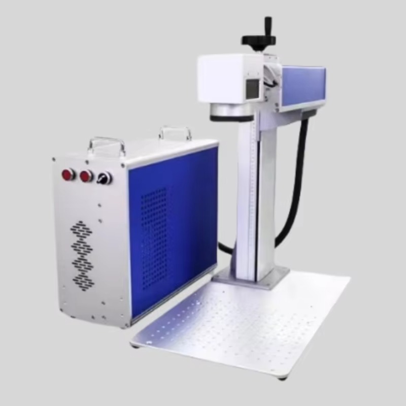 30W Enclosed Fiber Laser Marki - огляд і ціна Laser Marking Machine Rotary Axis
