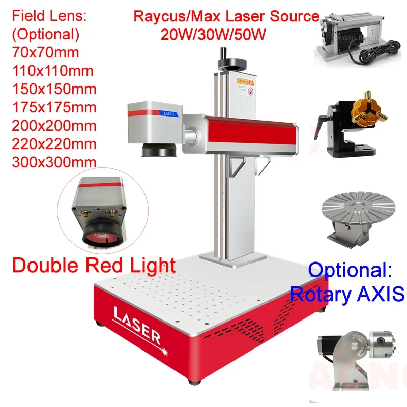 50W Raycus Fiber Laser Marking - огляд і ціна Fiber Laser Engraver 30W Raycus