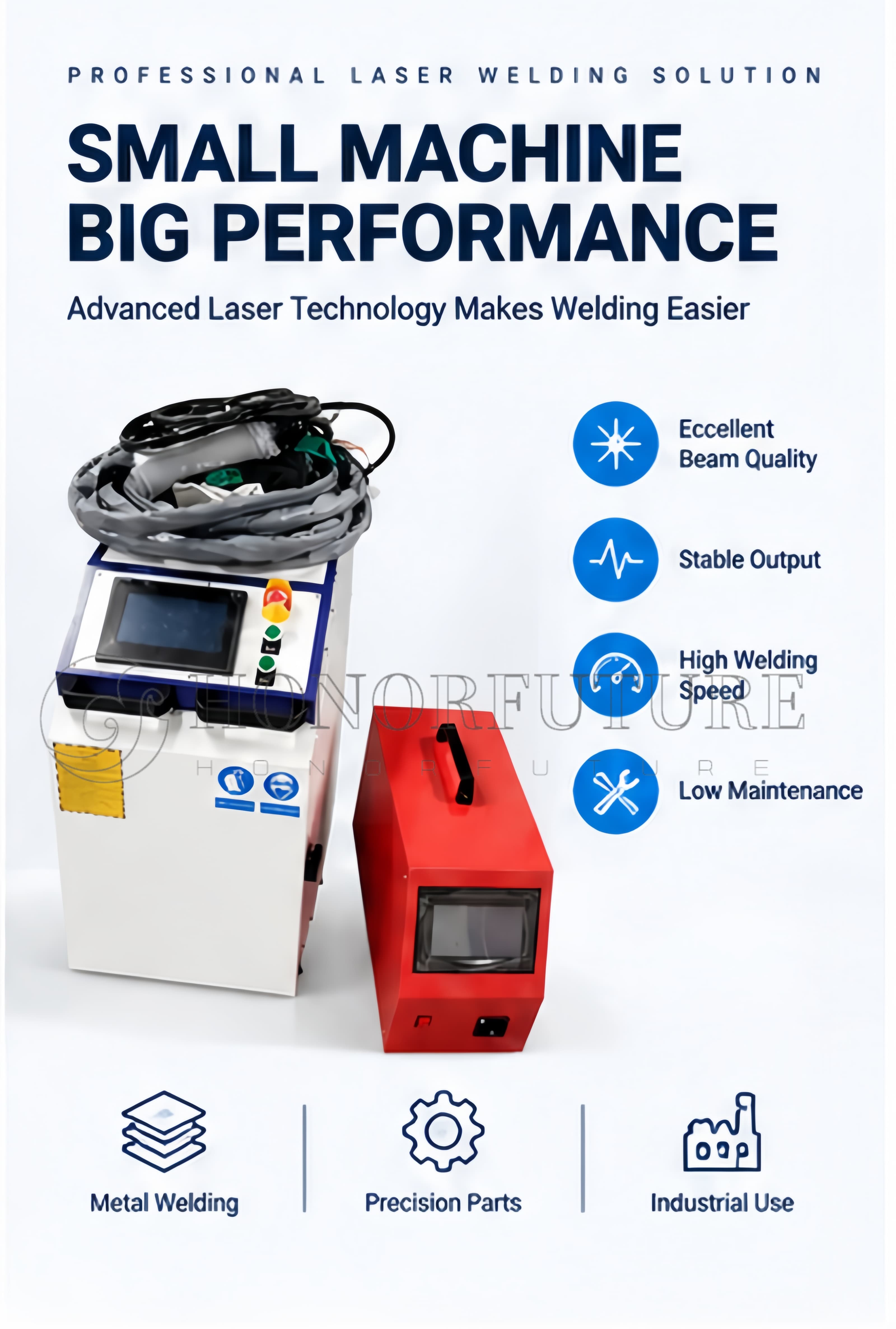 4 in 1 Portable Fiber Laser Ma - огляд і ціна Fiber Laser Cleaning Machine 1000W