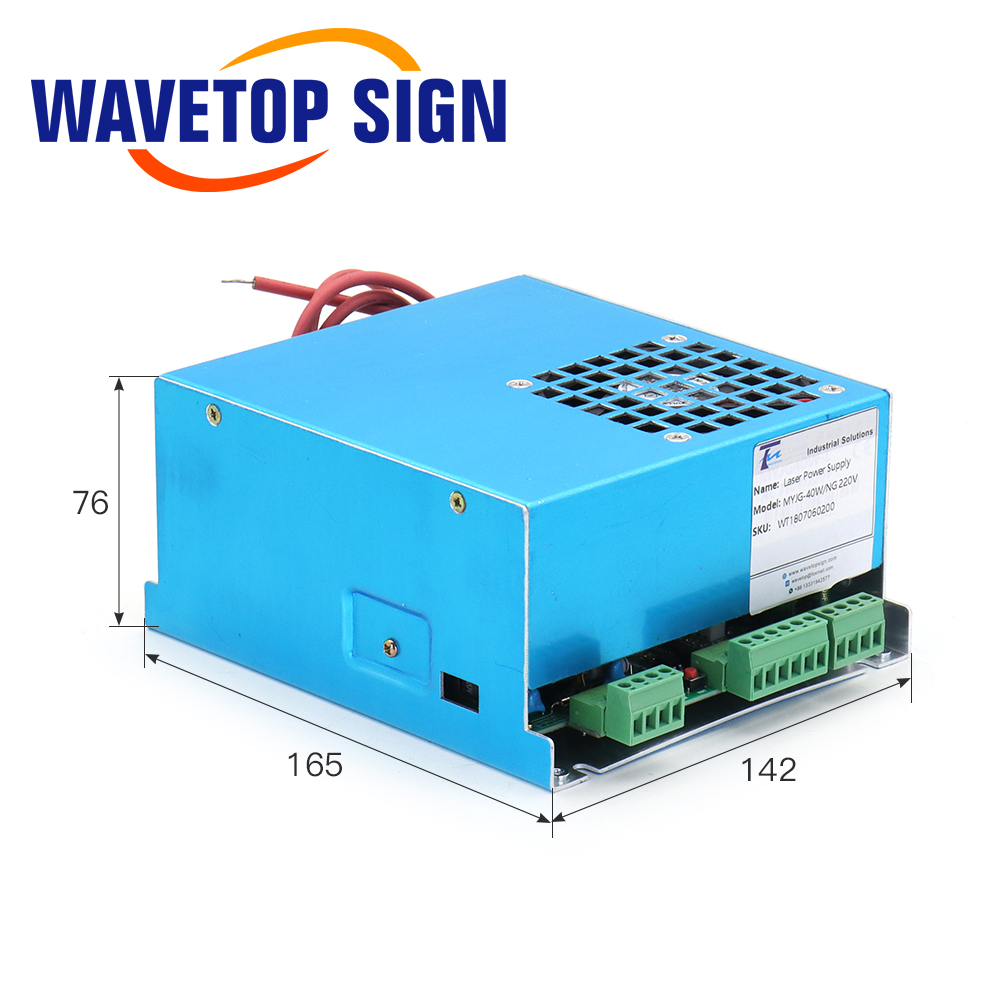 WaveTopSign MYJG-40W CO2 Laser - огляд і ціна Laser Engraver 40W Co2
