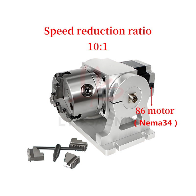 CNC Planetary Gear 4th Rotary  - огляд і ціна Laser Marking Machine Rotary Axis