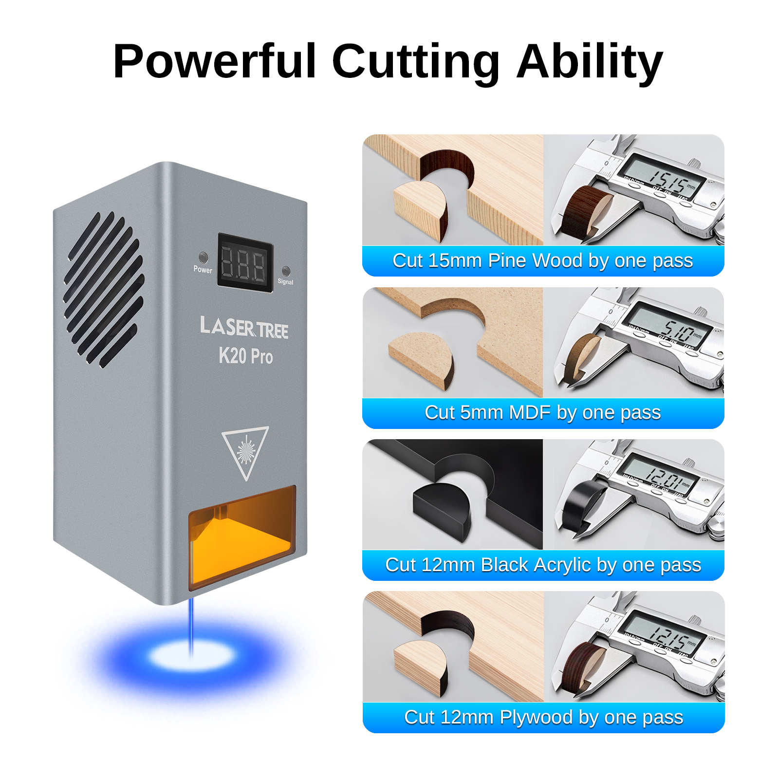 LASER TREE High Power 20W Opti - огляд і ціна Laser Engraver 20W Diode