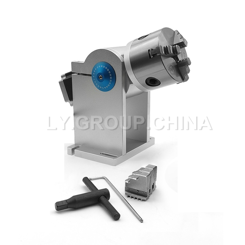 80mm Chuck D80 3 Claws Rotary  - огляд і ціна Laser Marking Machine Rotary Axis