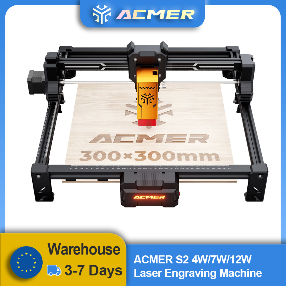 ACMER S2 20W Laser Engraver an - огляд і ціна Laser Engraver 20W Diode