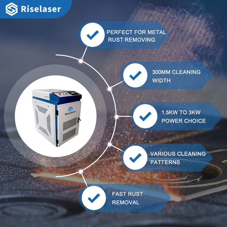 High Quality 1000w 2000w Fiber - огляд і ціна Fiber Laser Cleaning Machine 1000W