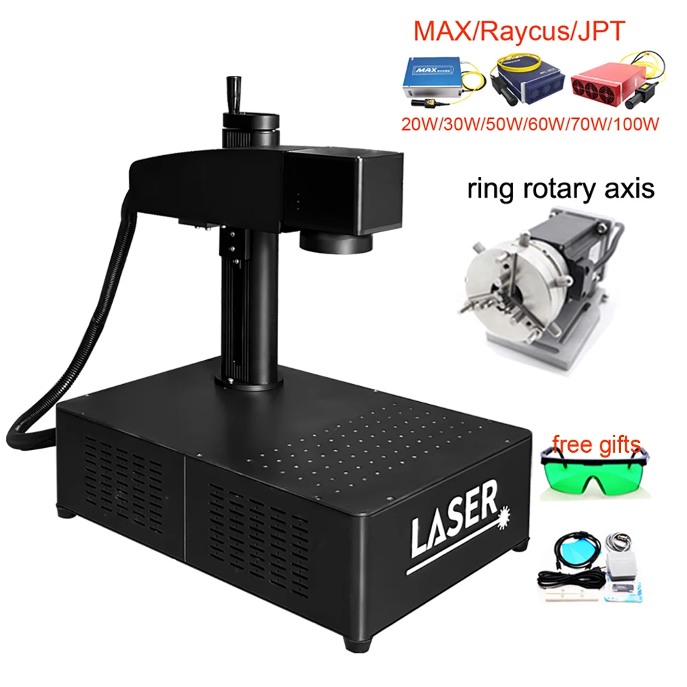 Fiber laser Metal Ring Marking - огляд і ціна Fiber Laser Engraver 30W Raycus