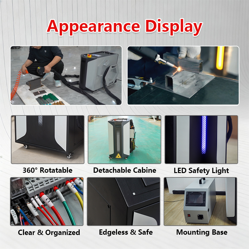 Robust Air Cooling Portable La - огляд і ціна Laser Welding Machine 3 In 1 2000W
