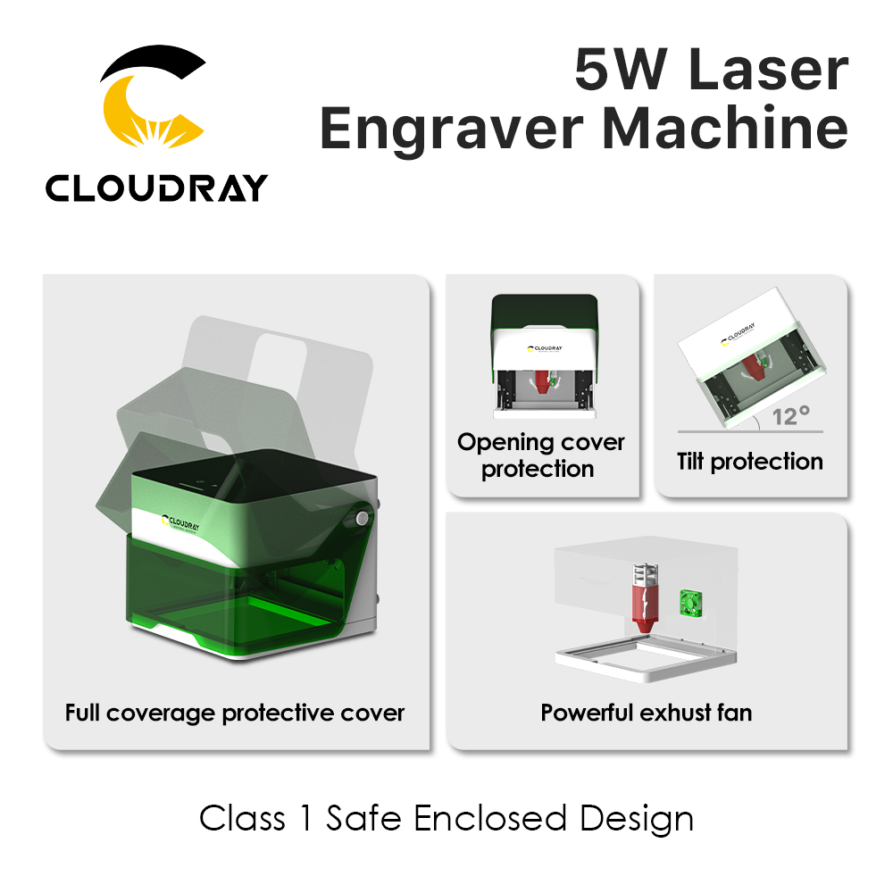 Cloudray Laser Engraver BM1 Ma - огляд і ціна Laser Engraver 20W Diode