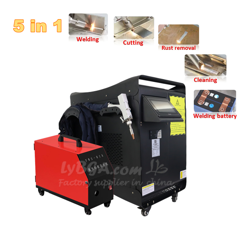 5 In 1 2000W Fiber Laser Weldi - огляд і ціна Fiber Laser Cleaning Machine 1000W