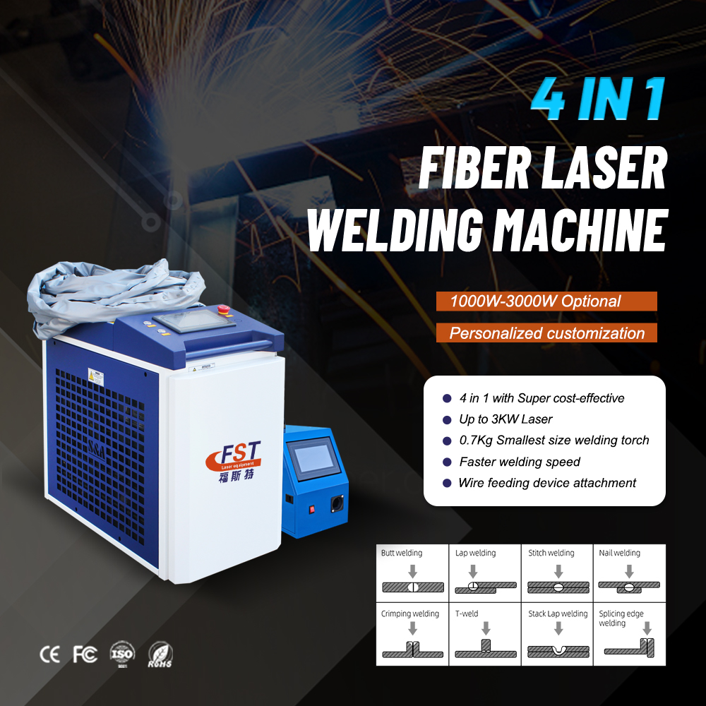 2000W 3000W 3 in 1 Handheld Fi - огляд і ціна Laser Welding Machine 3 In 1 2000W