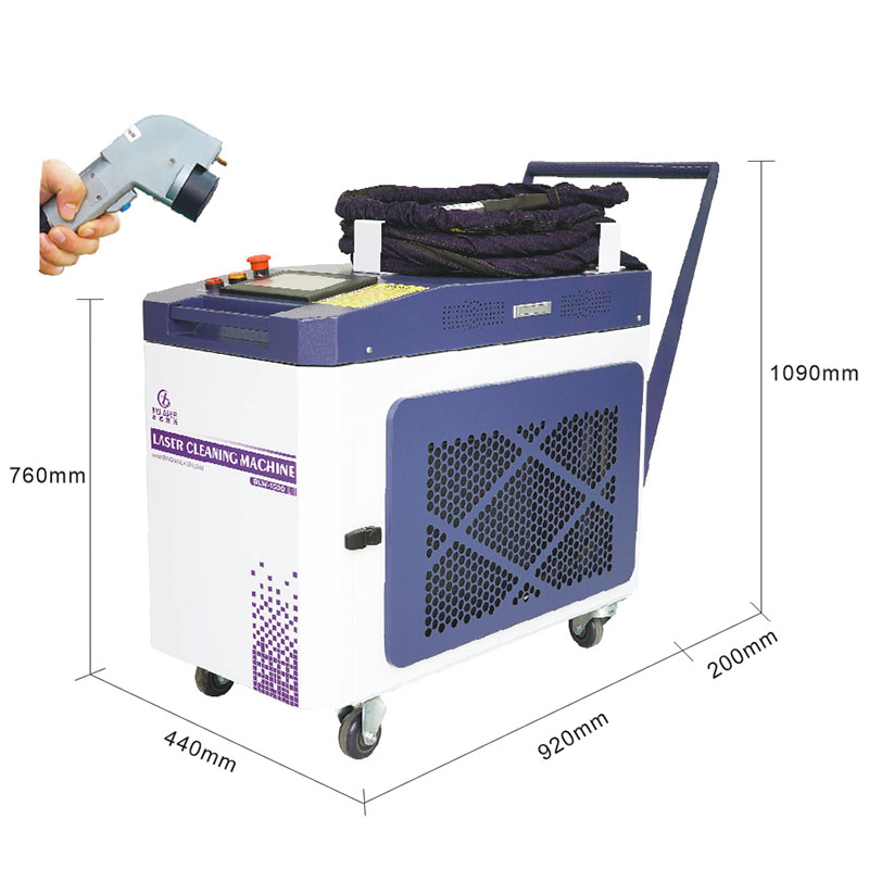 Handheld Cleaner 1000w 1500w 2 - огляд і ціна Fiber Laser Cleaning Machine 1000W